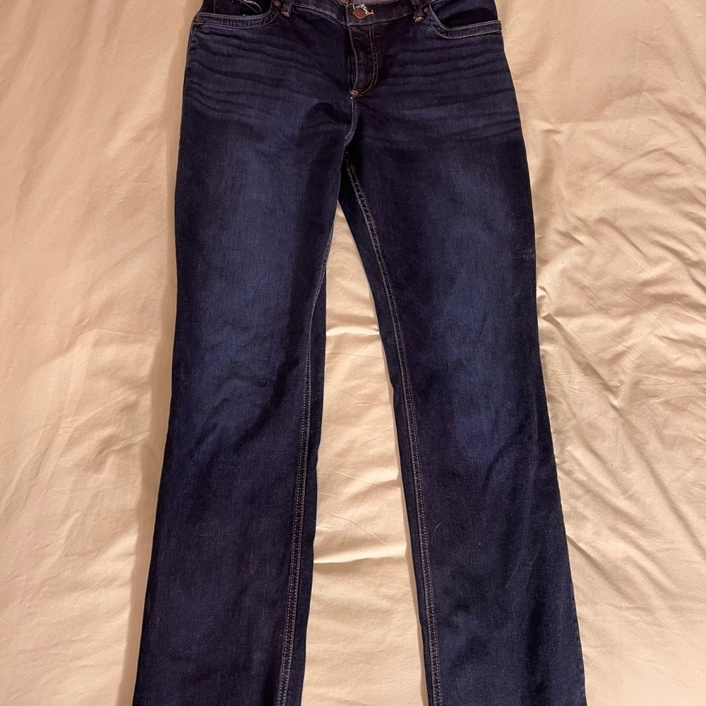 Wrangler Women's Deep Indigo Flare Jeans